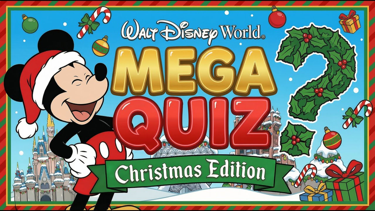 Walt Disney World MEGA Quiz | Christmas Edition | Orlando Florida