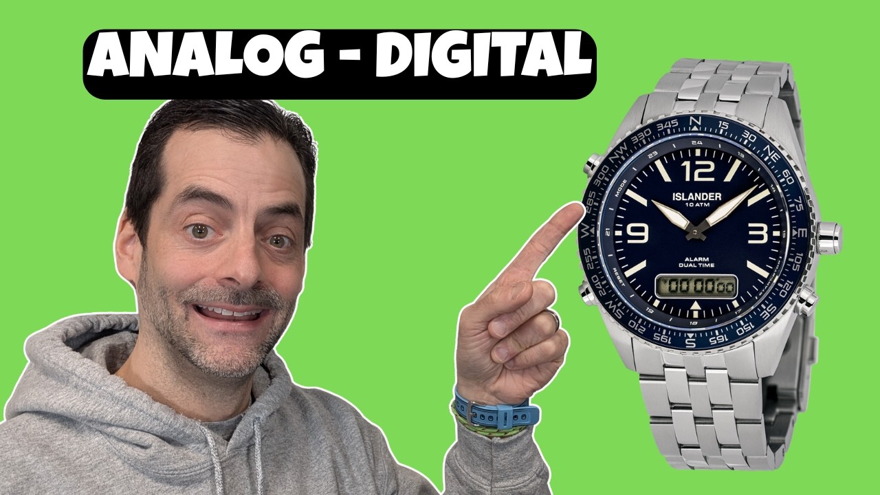 Analog-Digital Watch - Islander Gives the Best of Both Worlds