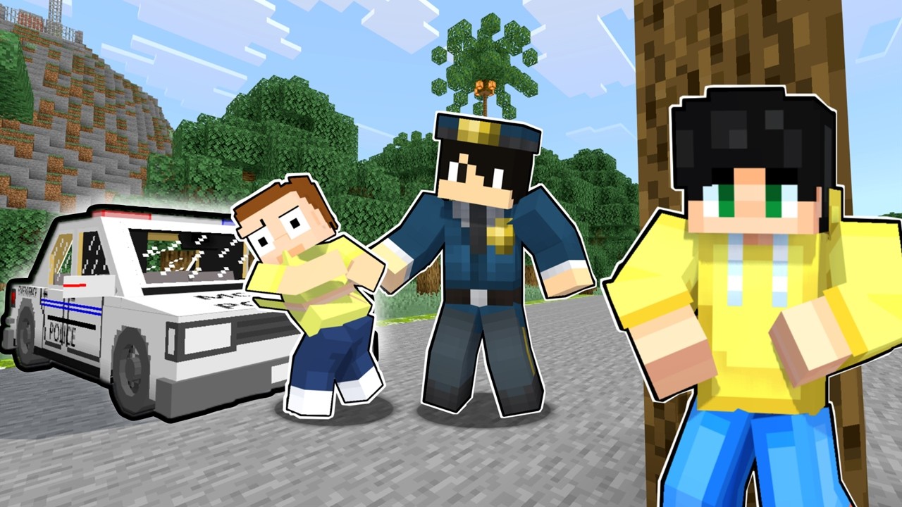 I HIRED POLICE To PRANK My FRIEND In Minecraft