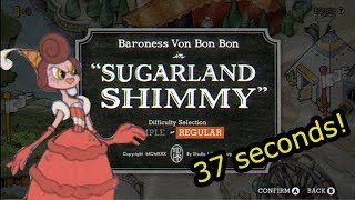 Cuphead Speedrun - Sugarland Shimmy Regular 037