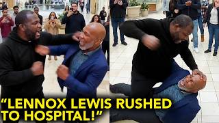 New Heated Footage Between Lennox Lewis \u0026 Riddick Bowe Goes Viral