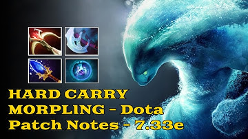 How to Play Morphling - 7.33e Morph Dota 2