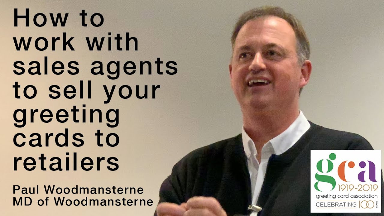 How to work with sales agents to sell your greeting cards to retailers