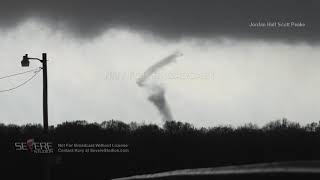 Tornado Hits Barn and Cows 4-11-2022