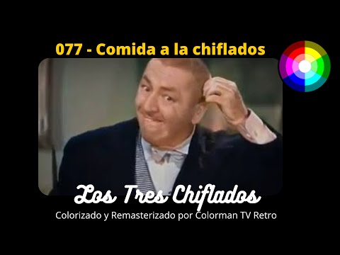 077 Los Tres Chiflados, Comida de Chiflados - A Color 1944(Audio Latino)