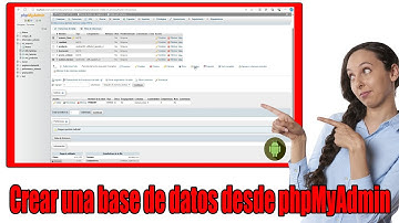 Crear una base de datos desde phpMyAdmin | Crear una tabla desde phpMyAdmin