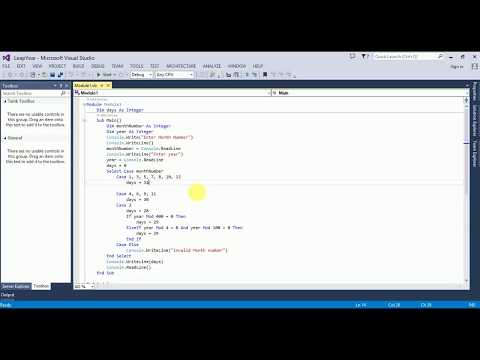 Leap Year code in vb.net