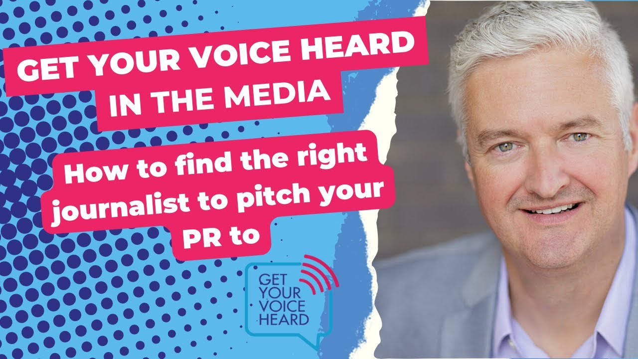 How to find the right journalist to pitch your PR story to -  Steve Bustin