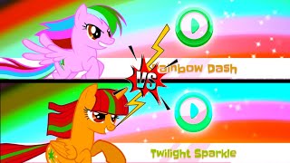 My Little Pony Rainbow Runner Race To The Finish Line