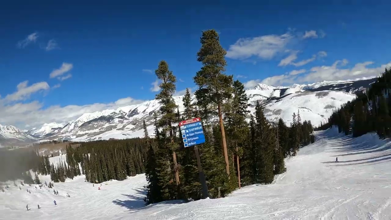 Crested Butte - Paradise Bowl & Lower Canaan including wipeout