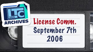 LTC Archives | Lowell License Commission - September 7, 2006