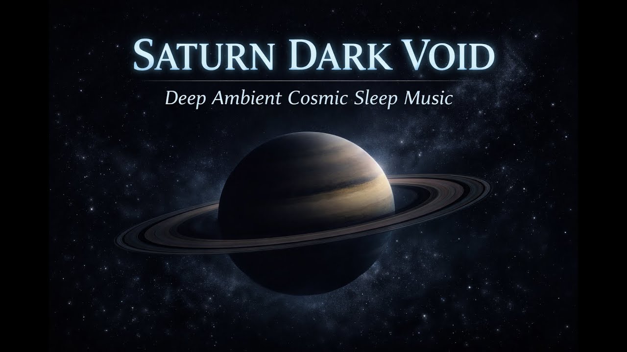 SATURN DARK VOID — 1 Hour Deep Ambient Space Music for Sleep, Focus & Meditation