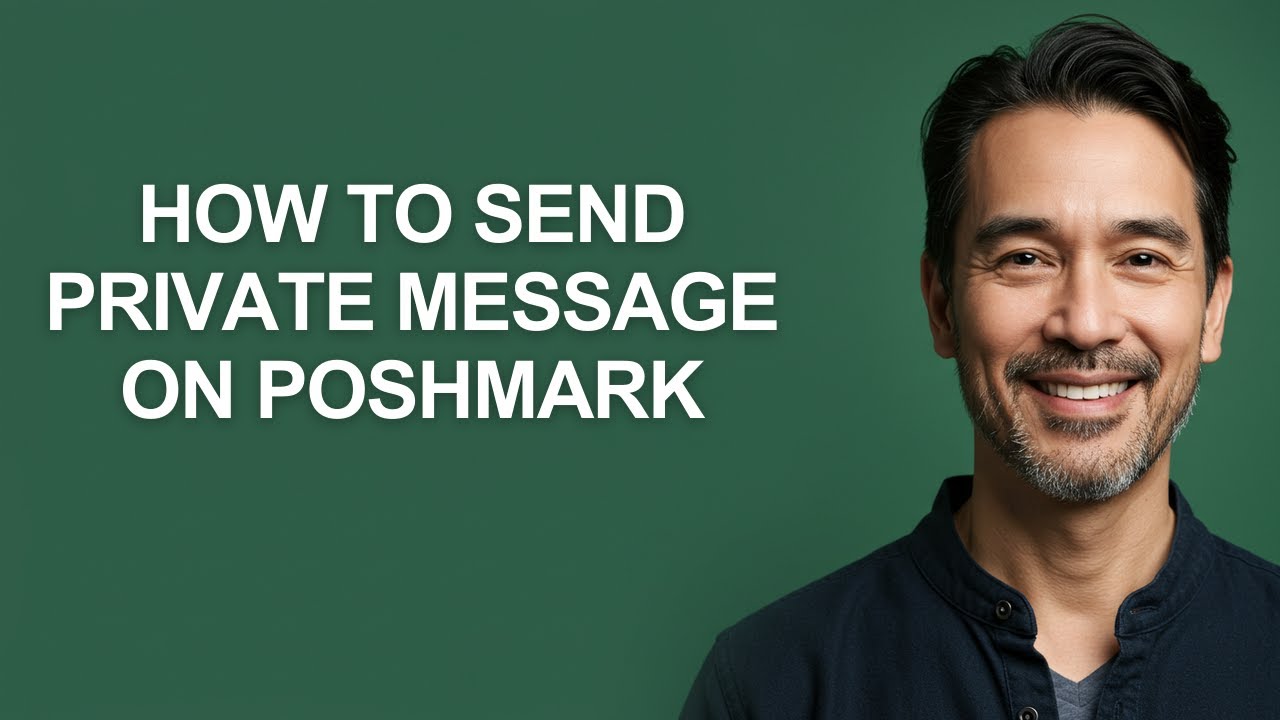 How To Send Private Message On Poshmark - KevinHowTo - YouTube
