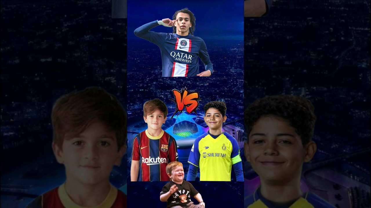 Ronaldo Jr vs Thiago Messi vs Ethan Mbappé | GOATS of the future 🤯🐐