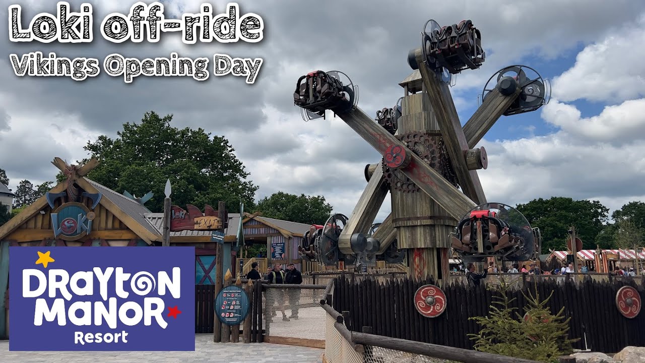 Loki Vikings Opening Day Drayton Manor Resort May 2022 4K YouTube