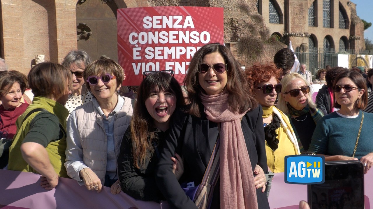 Ddl Bongiorno, Boldrini in piazza a Roma: «Meglio nessuna legge che questa legge»
