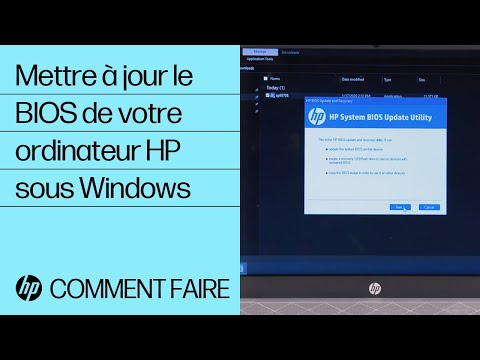 Vidéo: Comment Mettre à Jour Le Bios Sur Un Ordinateur Portable