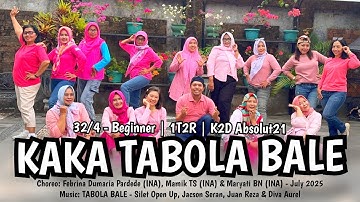 Kaka Tabola Bale Line Dance | Beginner | @febrinadumaria @mamik9395 Maryati BN (All INA) - July 2025