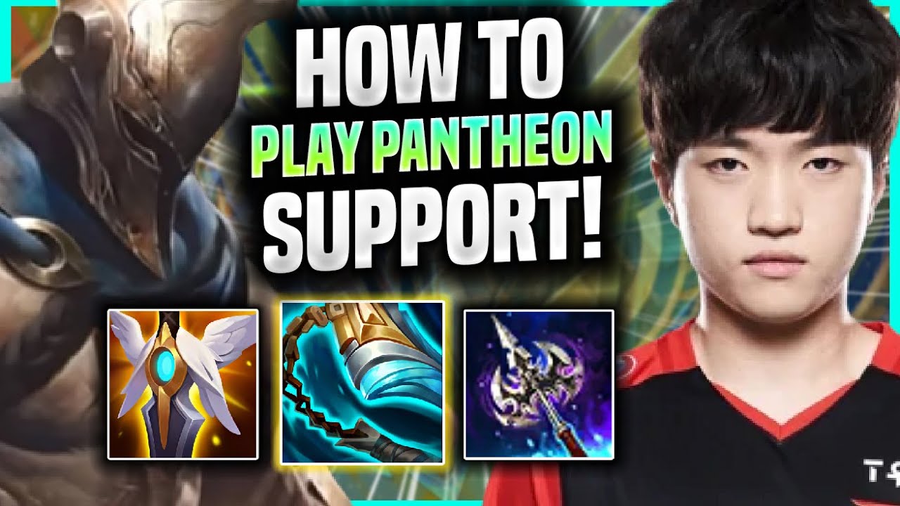LEARN HOW TO PLAY PANTHEON SUPPORT LIKE A PRO! - T1 Keria Plays Pantheon Support vs Nautilus! |