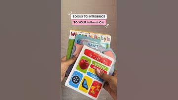 Books for 6 Month Old Baby for Brain Development 📚 #shorts