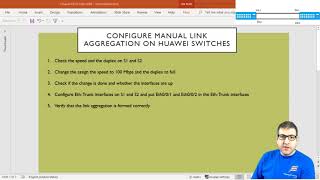 Learn how to configure Manual Link Aggregation on Huawei Switches