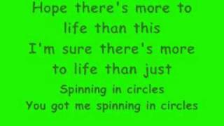 Video thumbnail of "Drake Bell - Circles (Lyrics) ♥"