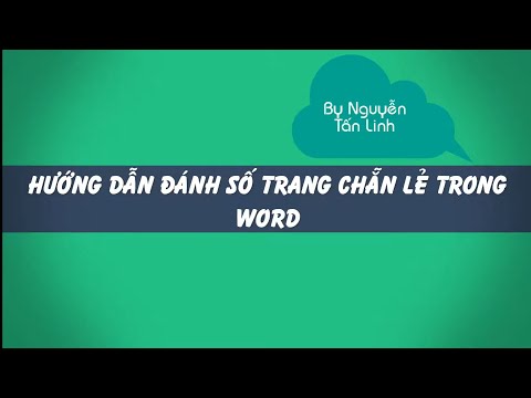 #1 Hướng Dẫn Đánh Số Trang Chẵn Lẻ Trong Microsoft Word – Nguyễn Tấn Linh Mới Nhất