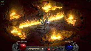 Diablo 2 Resurrected - Hell -  Fast Chaos Sanctuary farming with Orb\/Firewall Sorc