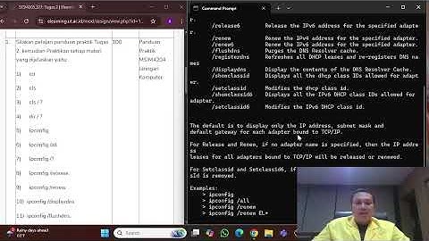 Praktik Tugas 2 Jaringan Komputer – Perintah CMD (Command Prompt) UT Bandung