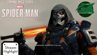 Stream Highlight: Taskmaster Final Fight | Marvel's Spider-Man [ps4]