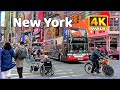 4k  new york city  manhattan  walking tour nyc  usa ny