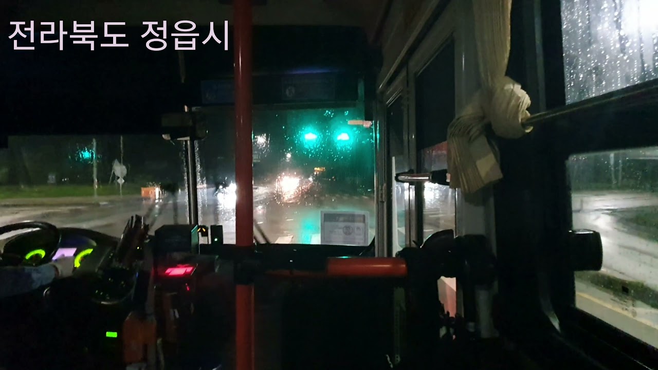 시외버스 정읍 공용버스터미널~부안 시외버스터미널 주행영상 Intercitybus Jeongeup~Buan Driving video