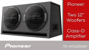 Pioneer TS-WX1220AH - 2 Twelves Powered Sub - What
