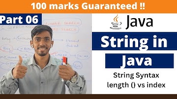 String In Java how to accept string  what is function of length ICSE computer