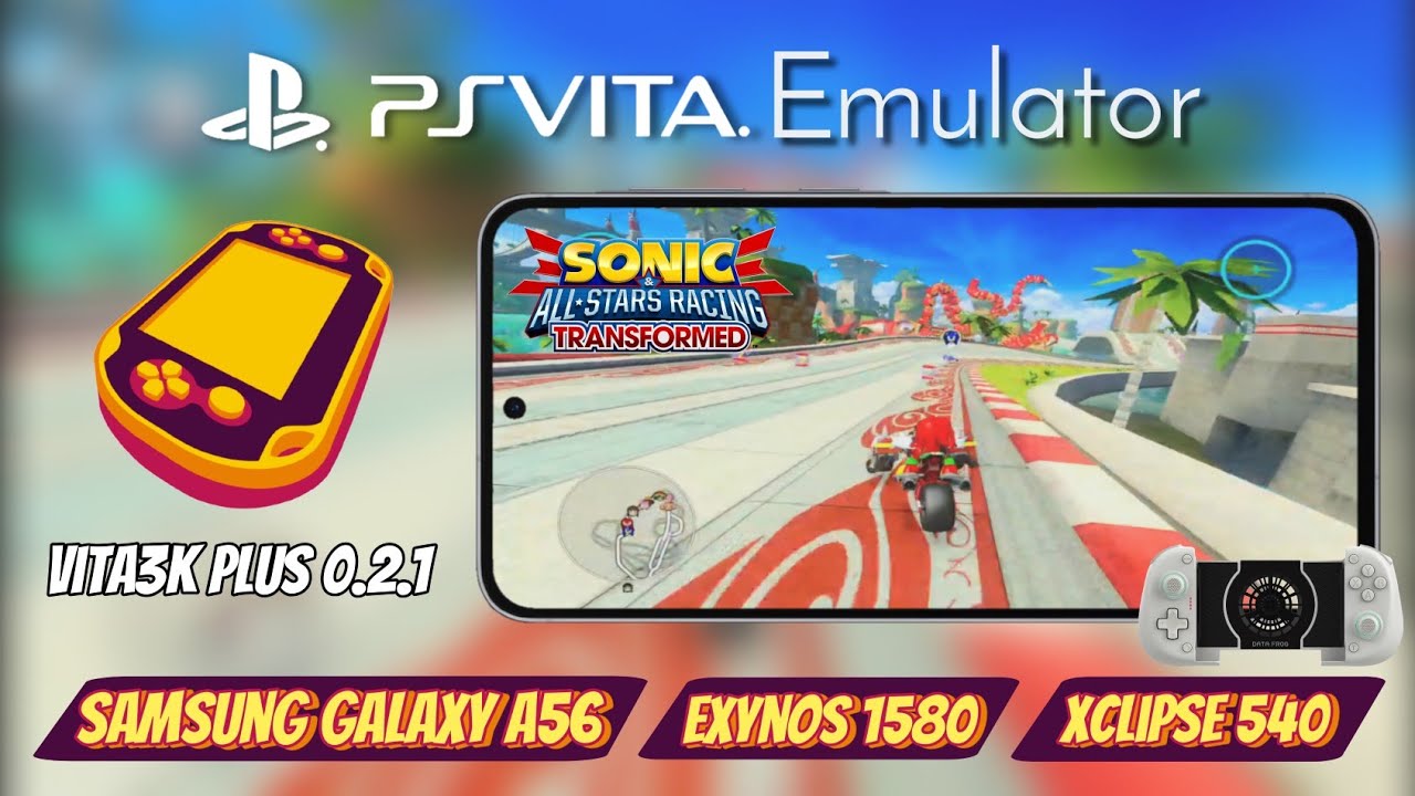 Sonic & All-Stars Racing Transformed | Vita3K+ (PS Vita)| Galaxy