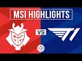 G2 vs T1 Highlights ALL GAMES | MSI 2024 Knockouts Round 1 | G2 Esports vs T1