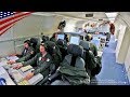 AWACS(早期警戒管制機)の機内映像