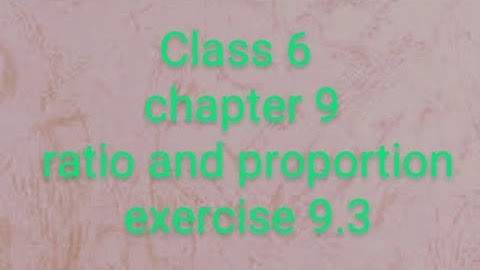 maths rdsharma class6 chap9 ratio and proportion ex 9.3 Q1 to Q3, Q6 to Q11