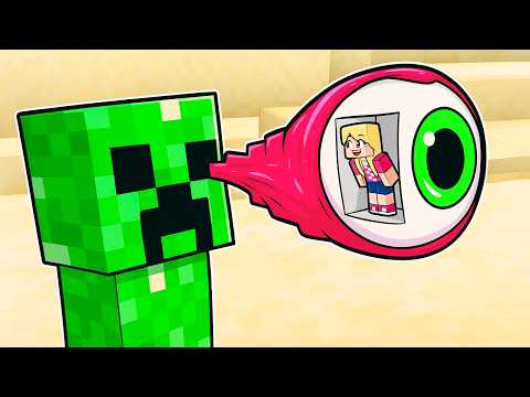 I entered the bodies of MOBS in Minecraft!
