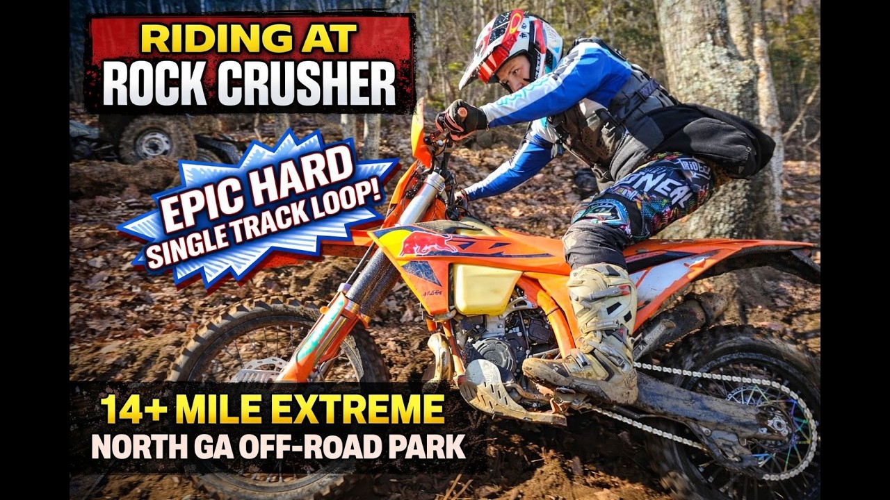 Rock Crusher’s 14+ Mile Hard Enduro Loop | North GA’s Toughest Single Track?