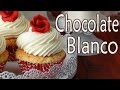 Cupcakes de chocolate blanco