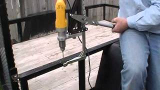 The Strong Arm 5 is the most versatile drill press offer. This video will show how to Overhead Drill, Drilling up with out hot drill in you 