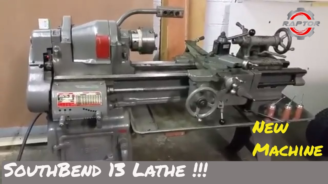 South Bend 13" Lathe Startup and tooling run down YouTube