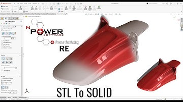 Converting "STL" to Solid Body | Solidworks POWER RE