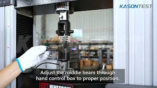 Spring Tension Compression Testing Machine #Spring#tensilestrength #compressiontest