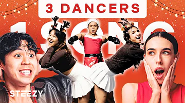 Santa Tell Me - Ariana Grande | 3 Dancers Choreograph To The Same Song #holiday #dance