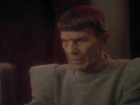 Ambassador Spock and Lt  Commander Data Talk