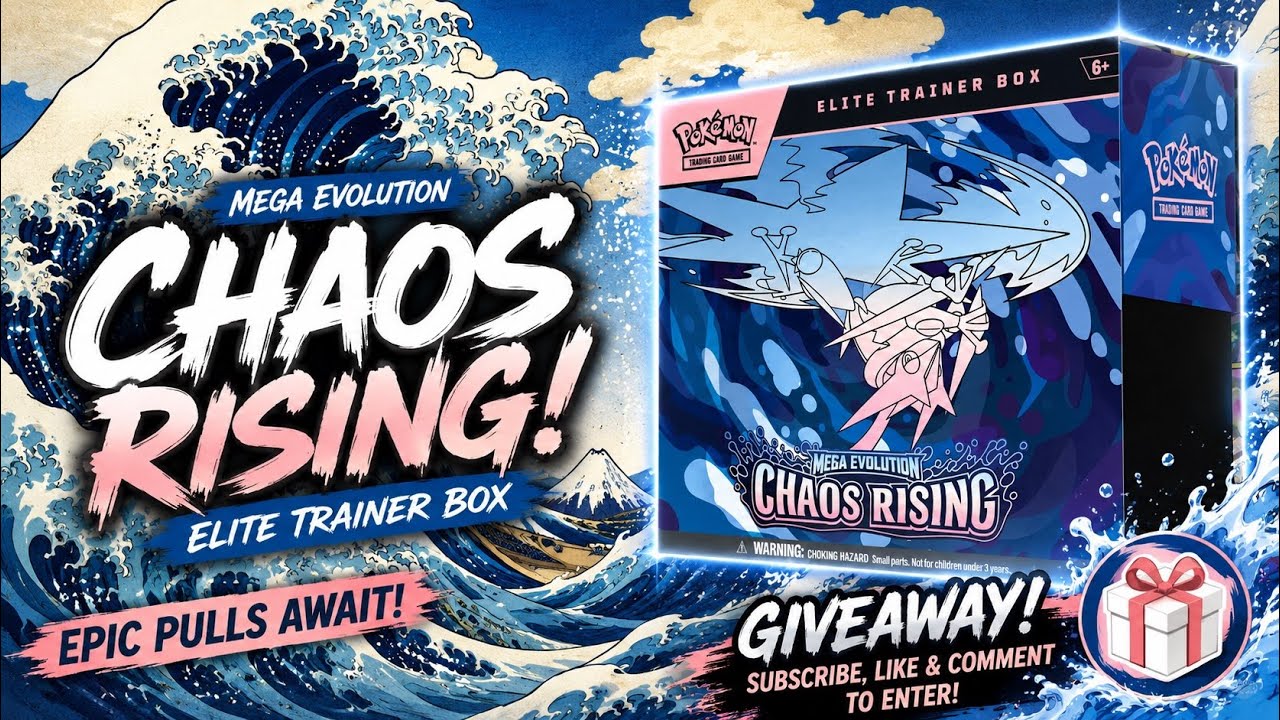 Chaos Rising ETB Opening + GIVEAWAY! 🎁🔥 - YouTube