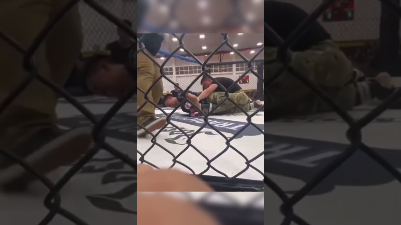 Knee Bar in Army Combative’s MMA Fight