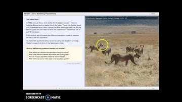 Feedback in Biological Systems Lions & Bacteria in Smartgraphs (Lab 4.03)